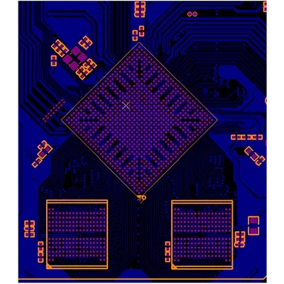 14-layer 25G high-speed HDI PCB