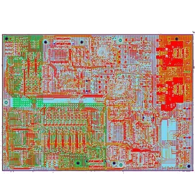 Design of a 16 layer two-stage high-precision PCB